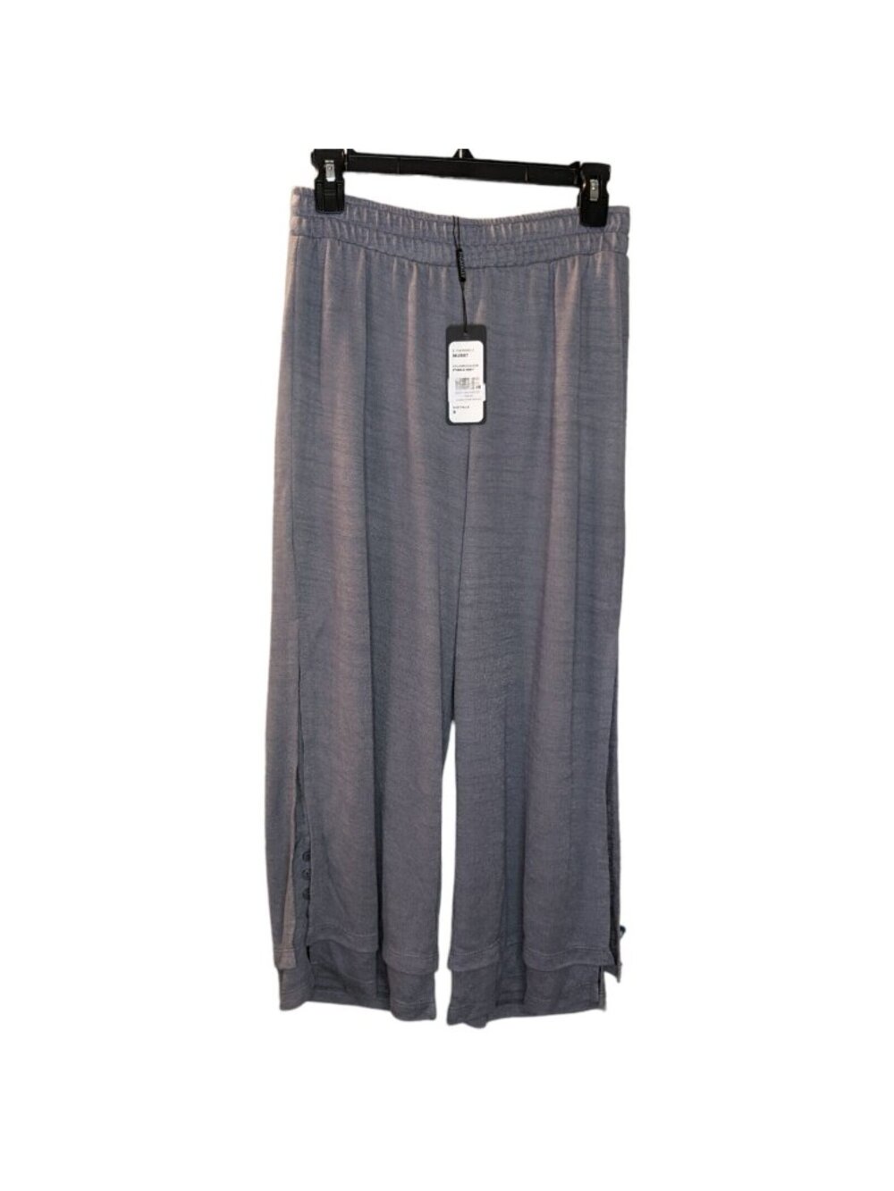 NWT Piccadilly Pebble Gray Wrap Wide Leg Pants Women's Small MU997